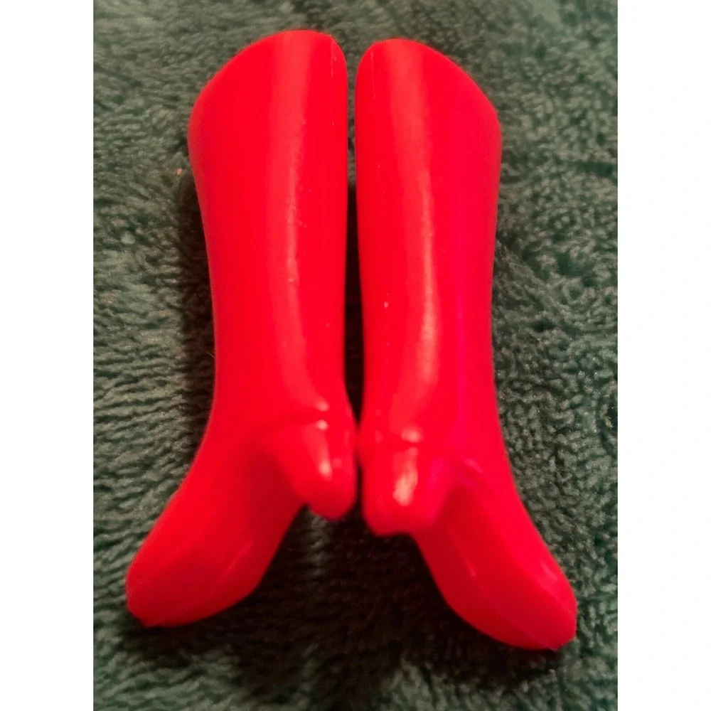 Barbie Red Knee Boots